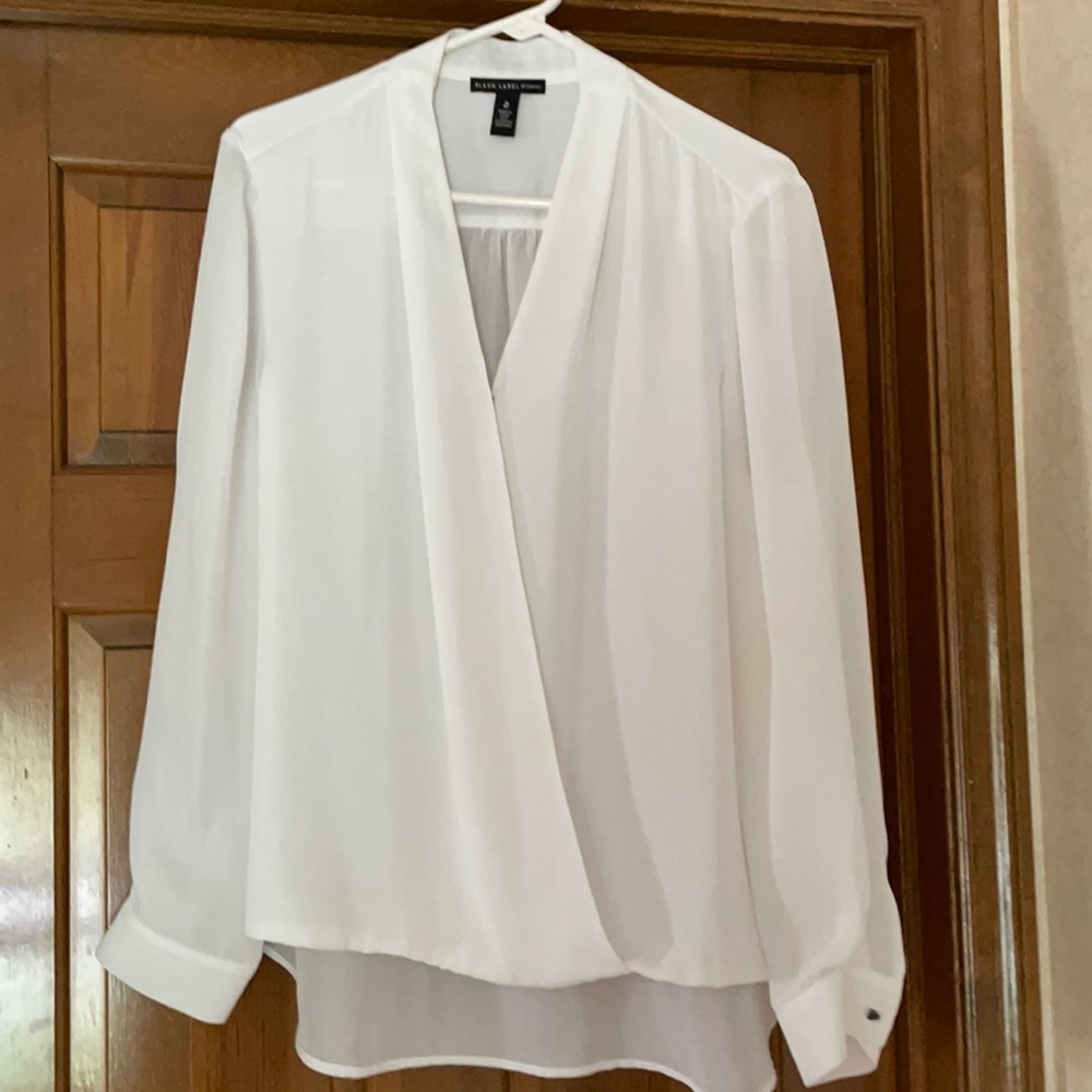 Chico’s Black Label poly blouse sz 12 (Chico’s 2)